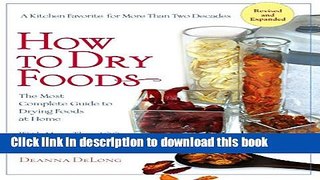 Read How to Dry Foods  PDF Free