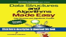 Download Data Structures and Algorithms Made Easy: Data Structure and Algorithmic Puzzles, Second