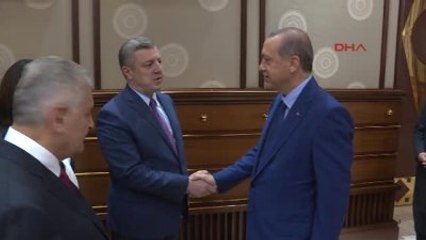 Cumhurbaşkanı Erdoğan, Gürcistan Başbakanı Kvirikaşvili'yi Kabul Etti