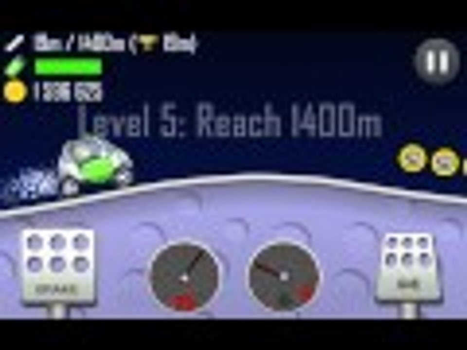 Hill Climb Racing Electric Car Not Upgraded Plus Jump Boost