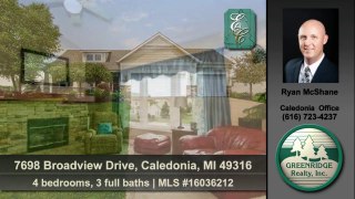 Homes for sale 7698 Broadview Drive Caledonia MI 49316 Greenridge Realty