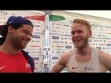 Jonnie Peacock reacts after his 100m T44 victory at #Grosseto2016