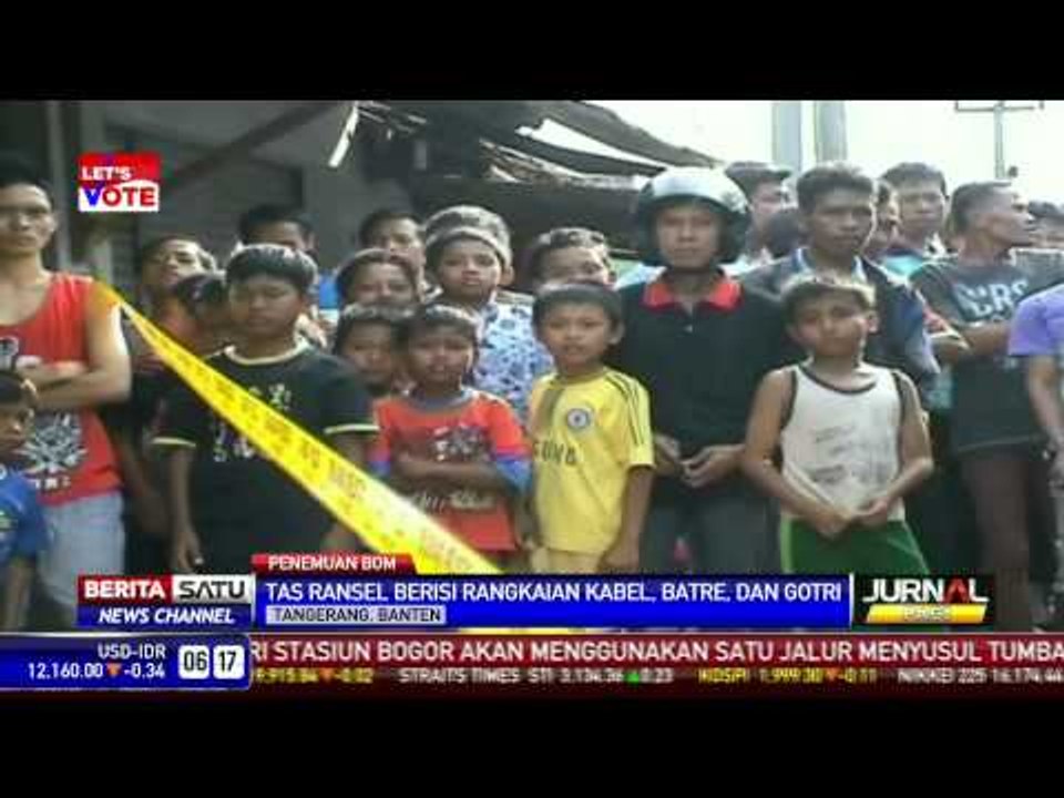 Bom Berdaya Ledak Rendah Ditemukan di Warteg