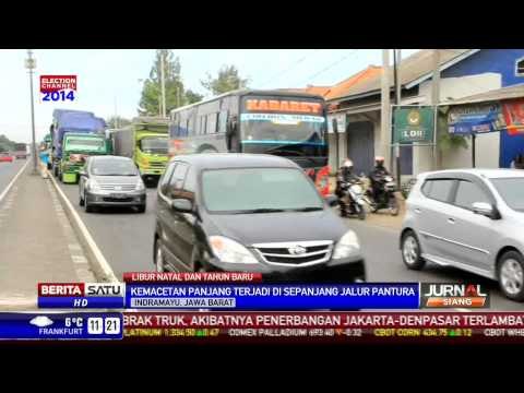 Libur Natal, Jalur Pantura Indramayu Macet