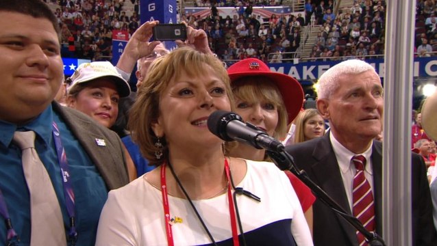 New Mexico governor casts state's votes for Trump