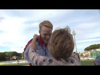 Men's 100 m T44 | Victory Ceremony | 2016 IPC Athletics European Championships Grosseto