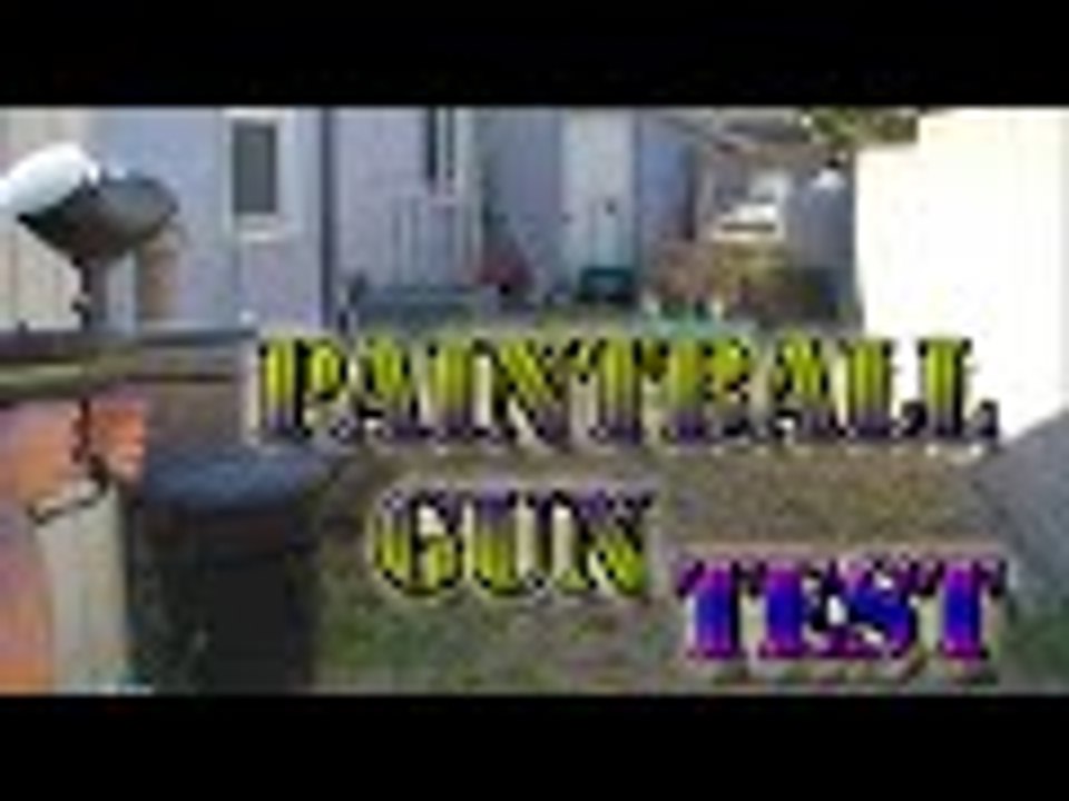 Paintball Gun Test (Spyder Victor and Spyder mr100)