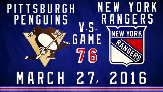 03-27-16 Rangers Pre-Game PIT-NYR