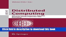 Read Distributed Computing: 20th International Symposium, DISC 2006, Stockholm, Sweden, September