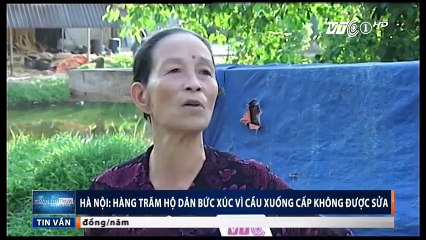 Hàng trăm hộ dân bức xúc vì cầu xuống cấp không được sửa chữa