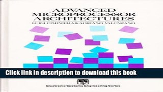 Read Advanced Microprocessor Architectures (Electronic Systems Engineering Series) Ebook Online