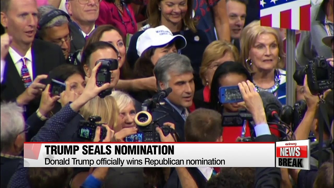 Donald Trump officially wins Republican nomination