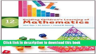 Read Guiding Children s Learning of Mathematics Ebook Online