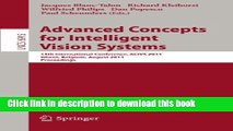 Read Advanced Concepts for Intelligent Vision Systems: 13th International Conference, ACIVS 2011,