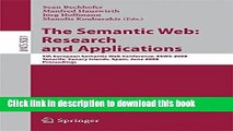 Read The Semantic Web: Research and Applications: 5th European Semantic Web Conference, ESWC 2008,