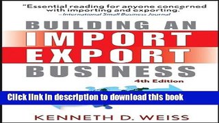 Read Building an Import / Export Business  Ebook Free