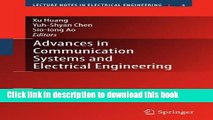 Read Advances in Communication Systems and Electrical Engineering (Lecture Notes in Electrical
