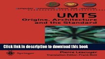 Read UMTS: Origins, Architecture and the Standard (Computer Communications and Networks)  Ebook