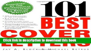 Read 101 Best Cover Letters Ebook Free