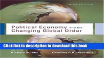 Read Political Economy and the Changing Global Order  Ebook Free