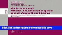 Download Advanced Web Technologies and Applications  PDF Online