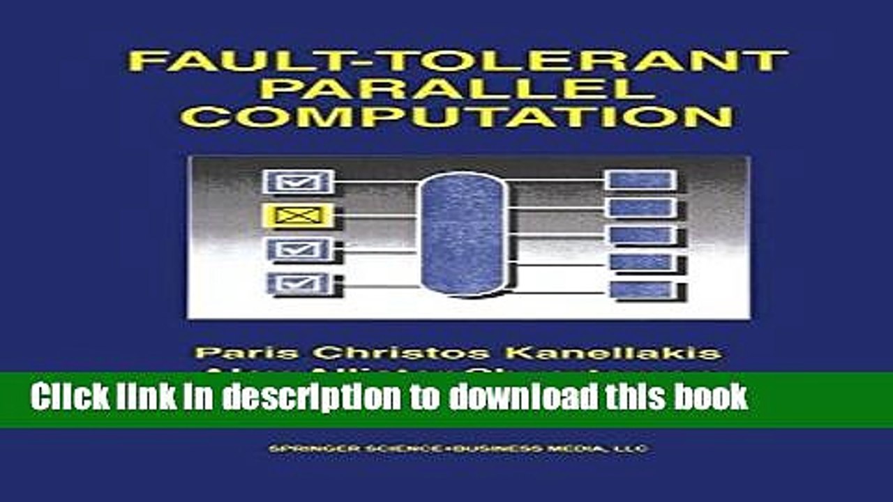 Read Fault-Tolerant Parallel Computation (The Springer International Series in Engineering and