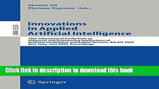 Read Innovations in Applied Artificial Intelligence: 18th International Conference on Industrial