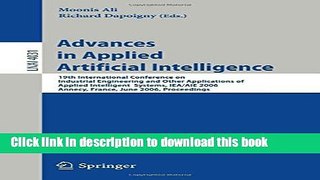 Read Advances in Applied Artificial Intelligence: 19th International Conference on Industrial,