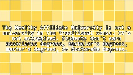 How Would You Rate The Wealthy Affiliate University?