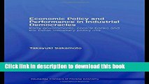 Read Economic Policy and Performance in Industrial Democracies: Party Governments, Central Banks
