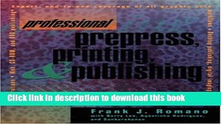 Read Professional Prepress, Printing, and Publishing  PDF Online
