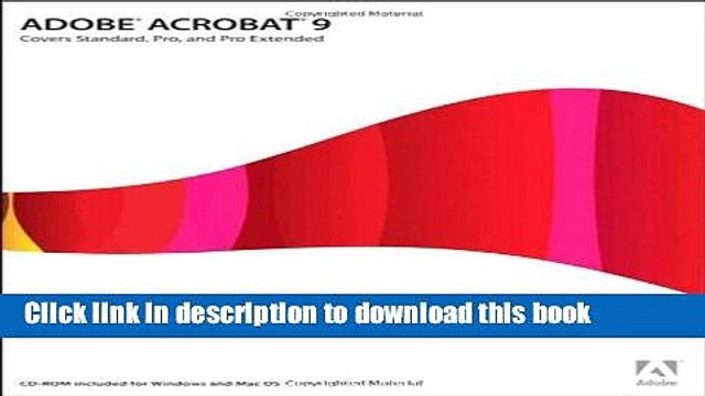 Read Adobe Acrobat 90- Classroom in Book (08) by Team, Adobe Creative [Paperback (2008)] Ebook Free