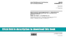 Read ISO 19005-1:2005, Document management - Electronic document file format for long-term