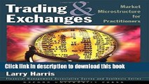 Read Trading and Exchanges: Market Microstructure for Practitioners Ebook Free