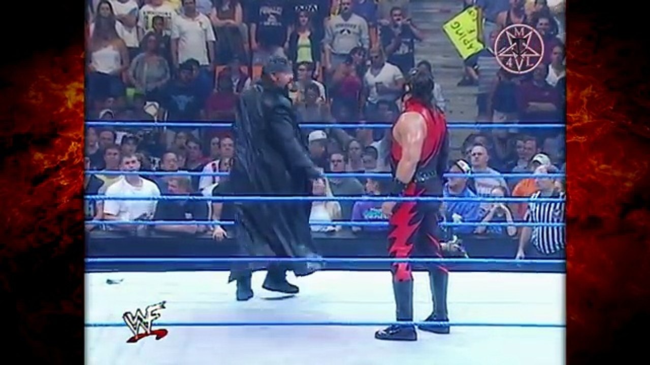 WWE Kane Destroys & Busts Open An Injured Undertaker!
