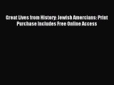 [PDF] Great Lives from History: Jewish Amercians: Print Purchase Includes Free Online Access