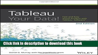 Read Tableau Your Data!: Fast and Easy Visual Analysis with Tableau Software  Ebook Online