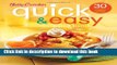Read Books Betty Crocker Quick   Easy Cookbook (Second Edition): 30 Minutes or Less to Dinner