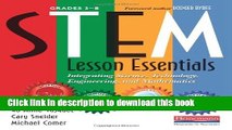 Read STEM Lesson Essentials, Grades 3-8: Integrating Science, Technology, Engineering, and