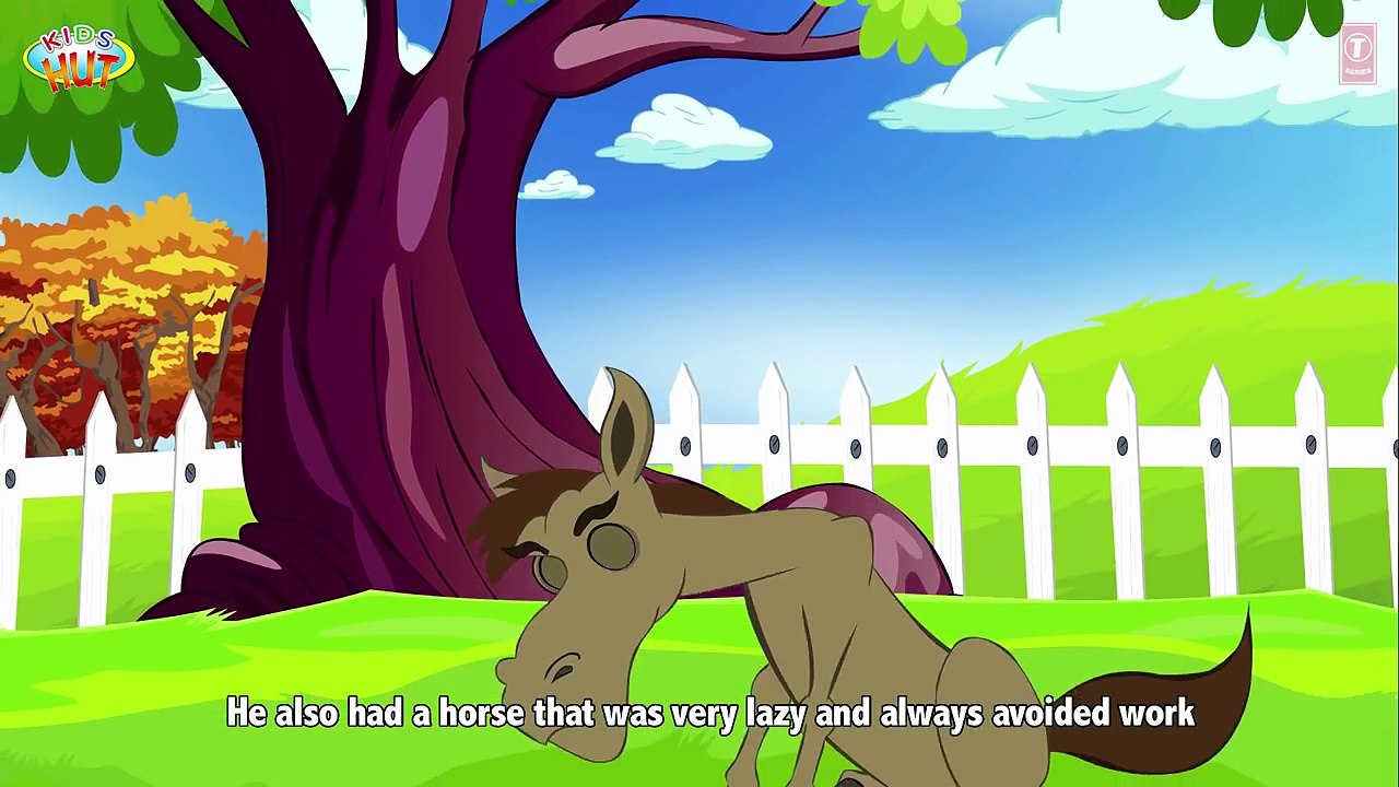 English Stories For Kids - The Lazy Horse, Little Red Riding Hood and Jesus Birth Story