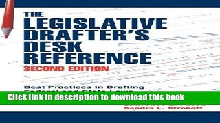 Download Legislative Drafter s Desk Reference, 2nd Ed  PDF Online