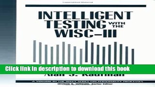 Download Intelligent Testing with the WISC-III  Ebook Online