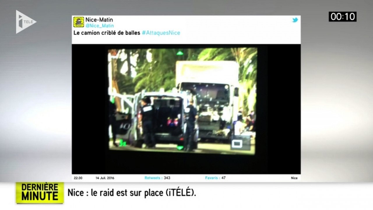 Zapping Télé du 15 juillet 2016 - Un camion fonce sur la foule à Nice !