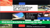 Read Career Counseling of College Students an Empirical Guide to Strategies That Work PDF Online