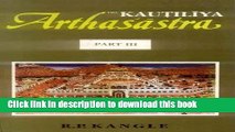 Read The Kautiliya Arthasastra (3 Vols.) (vol.1 in Sanskrit, vols. 2   3 in English) (Pt. 1-3)