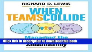 Read When Teams Collide: Managing the International Team Successfully  Ebook Free