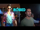 Varun Dhawan & Jacqueline Fernandez Mobbed At The Airport