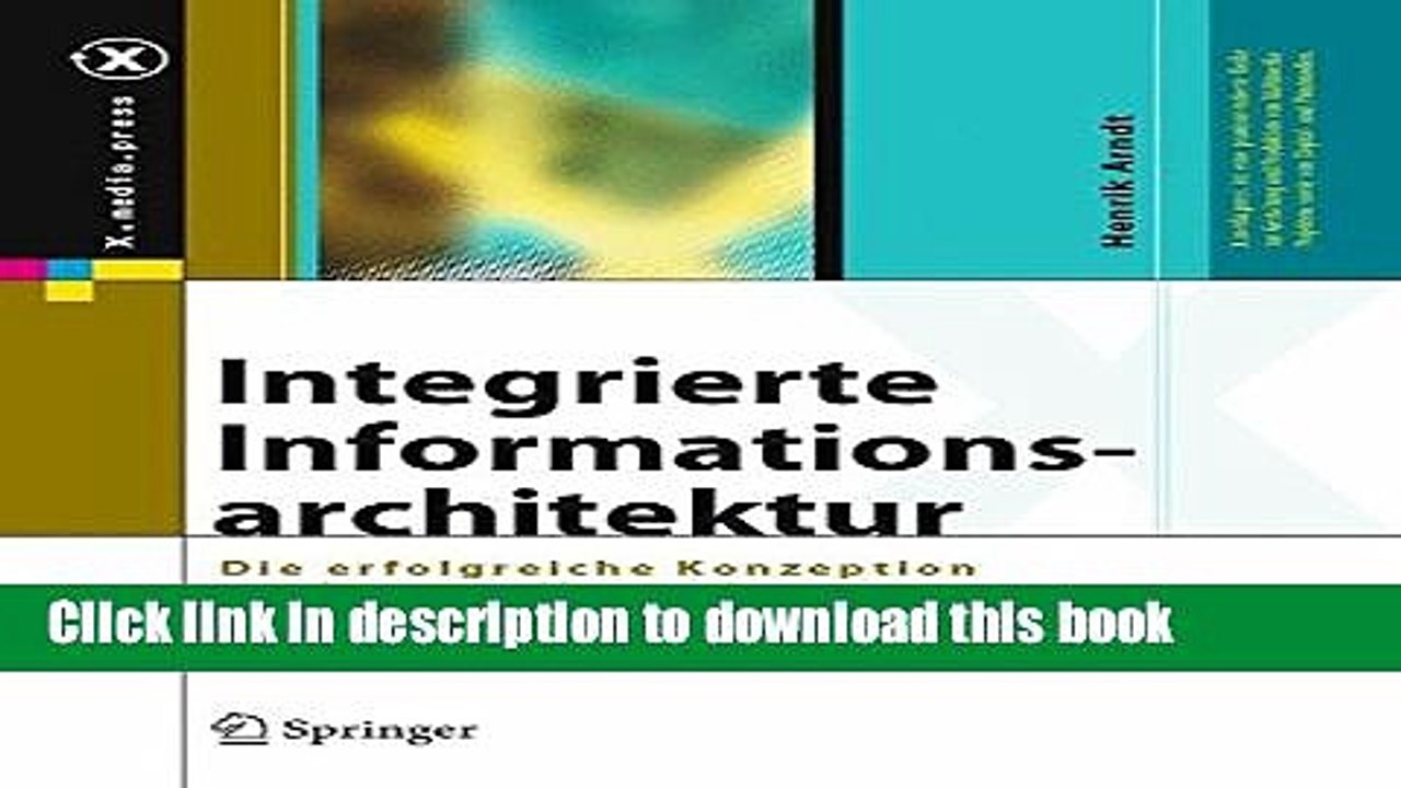 Read Integrierte Informationsarchitektur: Die erfolgreiche Konzeption professioneller Websites