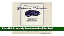 Read Book Working With Behavior Disorders: Strategies for Traumatic Brain Injury Rehabilitation