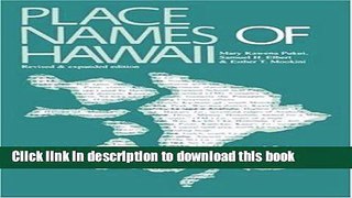Read Place Names of Hawaii (Revised)  Ebook Free